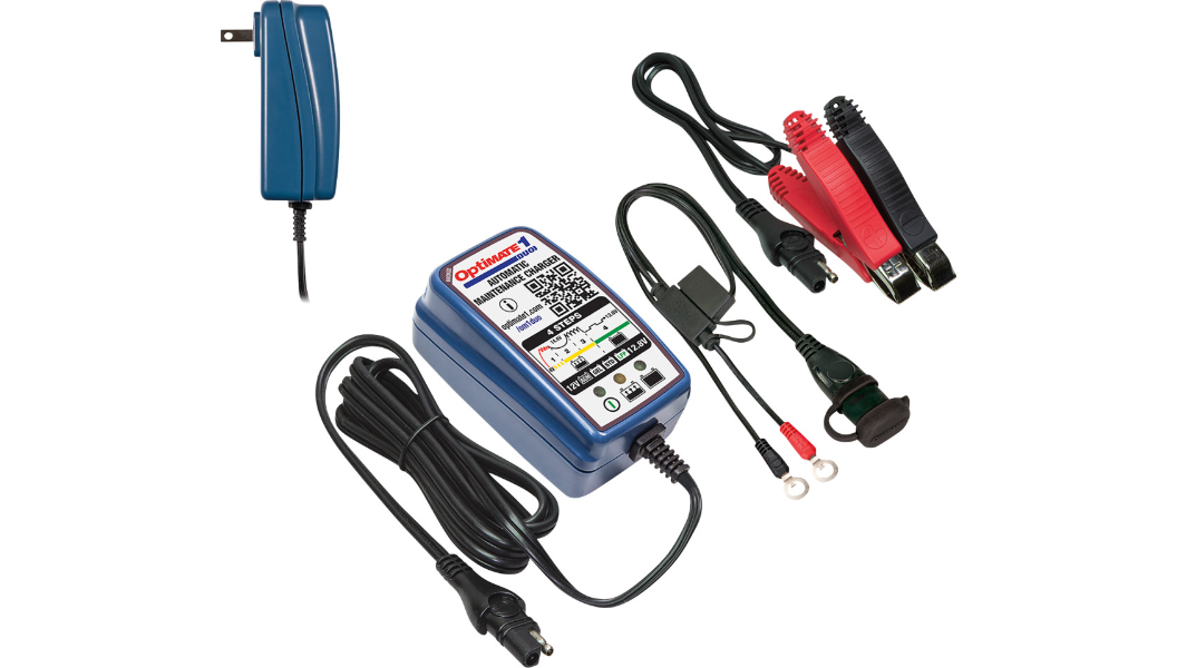 Optimate 1 DUO Chargeur de batterie Tecmate TM-402-D 12v 0.6A Optimate 1 DUO Chargeur de batterie Tecmate TM-402-D 12v 0.6A