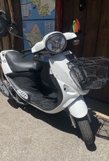 Genuine Scooters 2022 White Buddy 50cc Moped (#B-91)