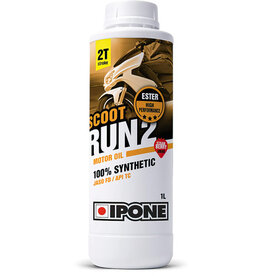 Ipone Synthetic (Orange) 2-Stroke Engine Oil Ipone Scoot Run 2 strawberry 100%  1L