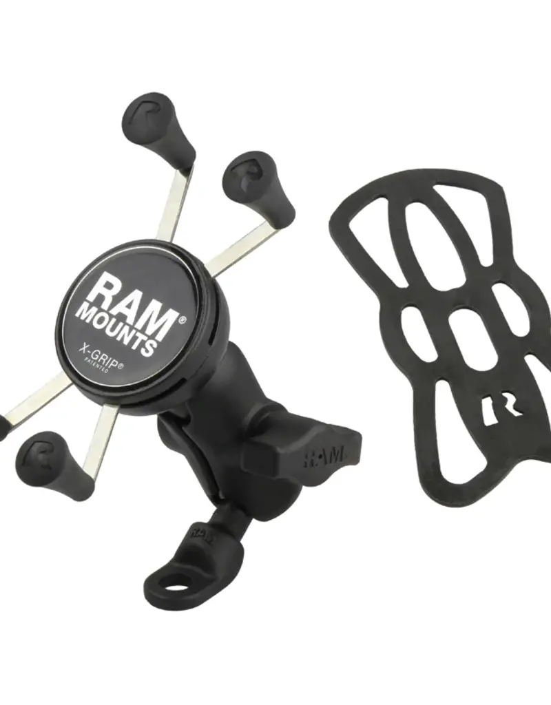 RAM X-GRIP PHONE MOUNT W/9MM ANGLED BOLT HEAD ADAPTER