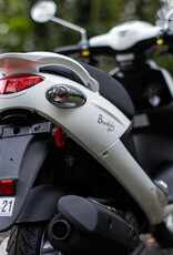 Genuine Scooters 2024 White Genuine Buddy 50cc Moped