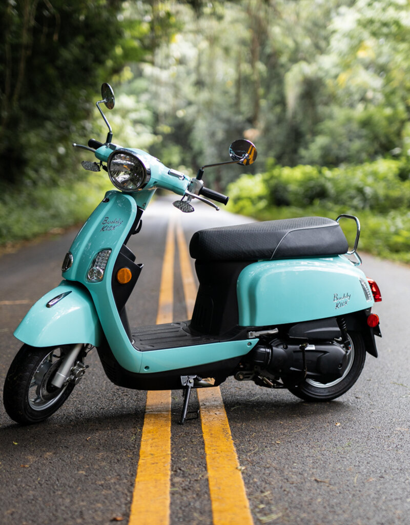 Genuine Scooters 2023 Turquoise Genuine Buddy Kick 125cc Scooter