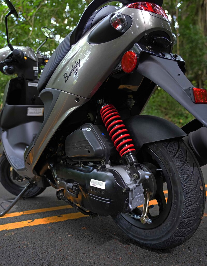 Genuine Scooters 2024 Gloss Titanium Genuine Buddy 50cc Moped