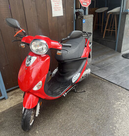 Genuine Scooters 2020 Red Genuine Buddy 50cc Moped (7585)