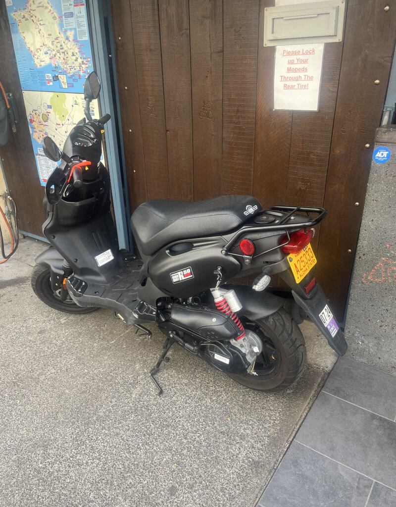 2022 Matte Black Genuine Roughhouse 50cc Moped (5060)