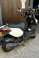 Genuine Scooters 2023 White Genuine Roughhouse 50cc Moped (R-70)