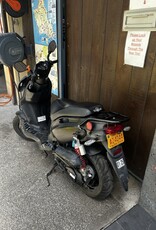 Genuine Scooters Black Genuine Roughhouse Sport 50cc Moped (LX-49)