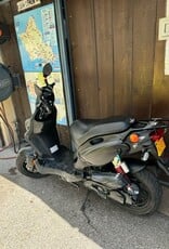 Genuine Scooters 2022 Matte Black Genuine Roughhouse Sport 50cc Moped (LX-56)