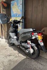 Genuine Scooters 2023 Matte Black Genuine Roughhouse Sport 50cc Moped (lx-51)