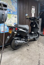 Genuine Scooters 2023 Matte Black Genuine Roughhouse Sport 50cc Moped (lx-51)