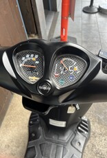 Genuine Scooters 2023 Matte Black Genuine Roughhouse Sport 50cc Moped (lx-51)
