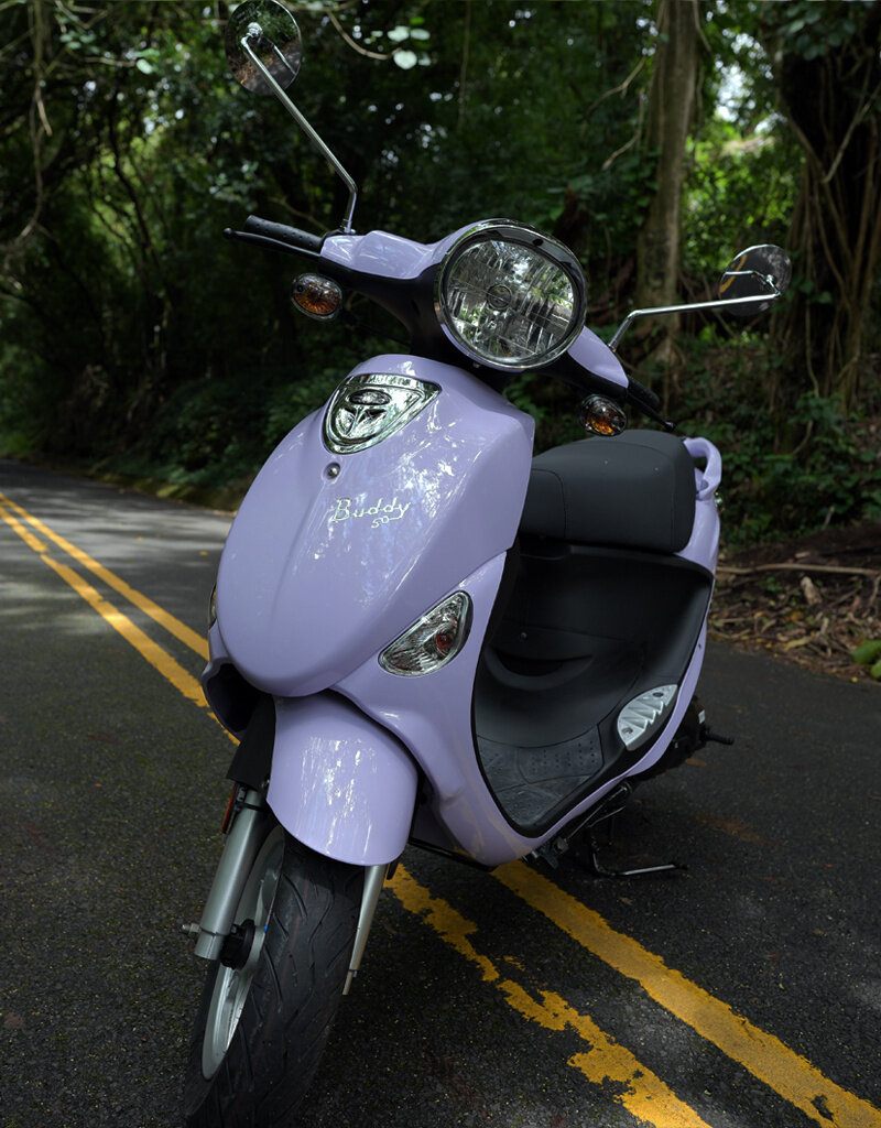 Genuine Scooters 2025 Lavender Genuine Buddy 50cc Moped