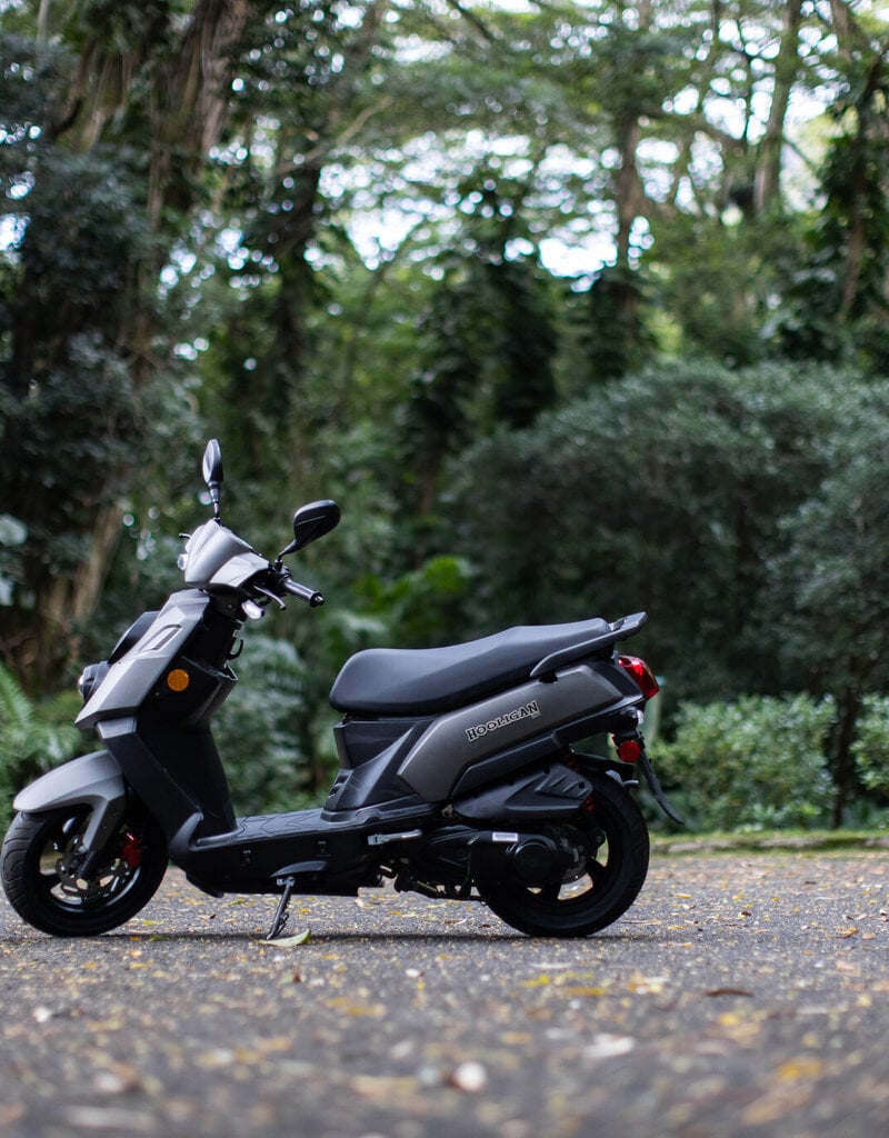 Genuine Scooters 2025 Matte Titanium Genuine Hooligan 170i Scooter