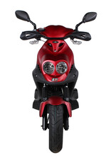 Genuine Scooters 2025 Matte Red Genuine Roughhouse Sport 50cc Moped