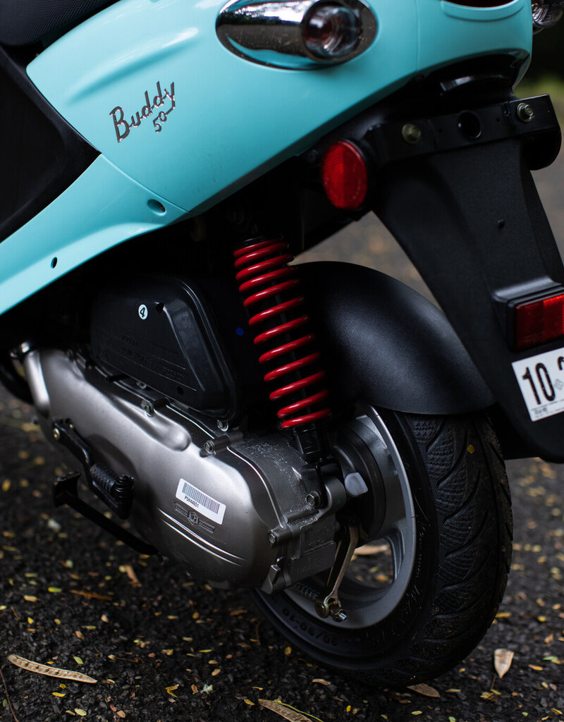 Genuine Scooters 2025 Turquoise Genuine Buddy 50cc Moped