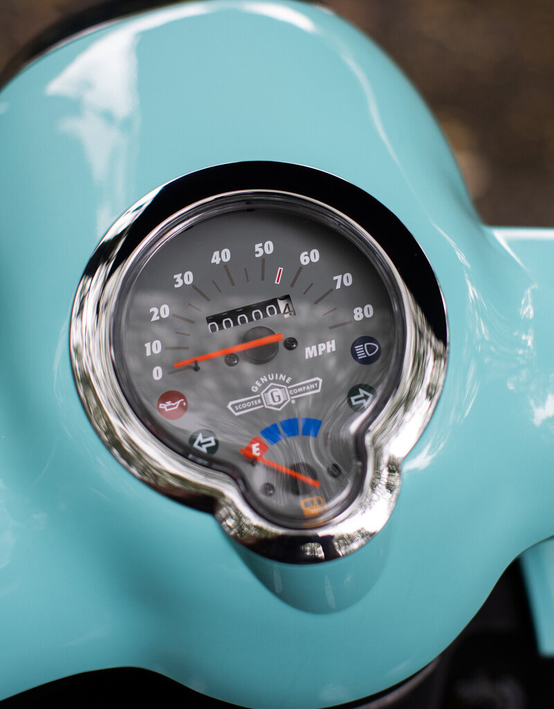 Genuine Scooters 2025 Turquoise Genuine Buddy 50cc Moped