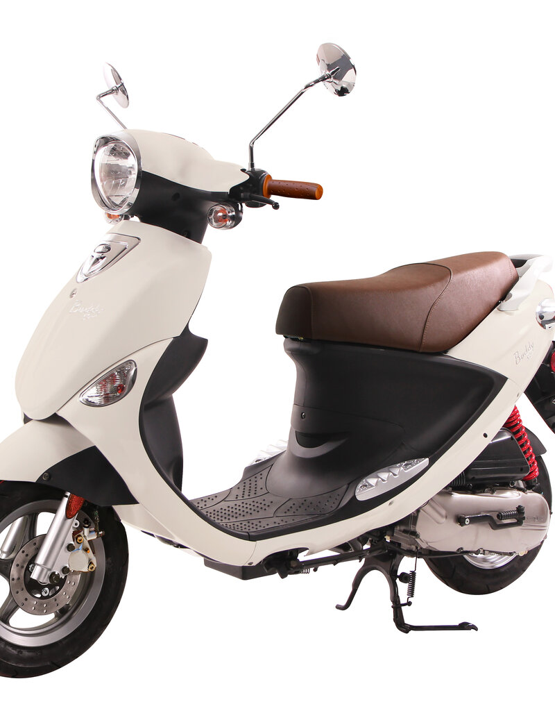 Genuine Scooters 2025 French Vanilla Genuine Buddy 50cc Moped