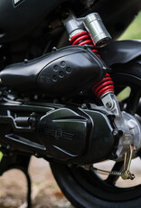 Genuine Scooters 2025 Matte Black Genuine Roughhouse Sport 50cc Moped