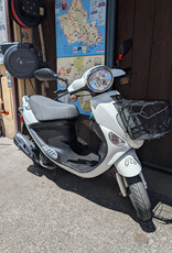 Genuine Scooters 2023 White Genuine Buddy 50cc Moped [B-61]