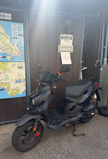 Genuine Scooters 2024 Black Genuine Roughhouse 50 cc Moped (R-103)