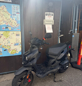 Genuine Scooters 2024 Black Genuine Roughhouse 50 cc Moped (R-103)
