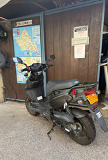 Genuine Scooters 2024 Black Genuine Roughhouse 50 cc Moped (R-103)