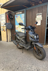 Genuine Scooters 2024 Black Genuine Roughhouse 50 cc Moped (R-103)