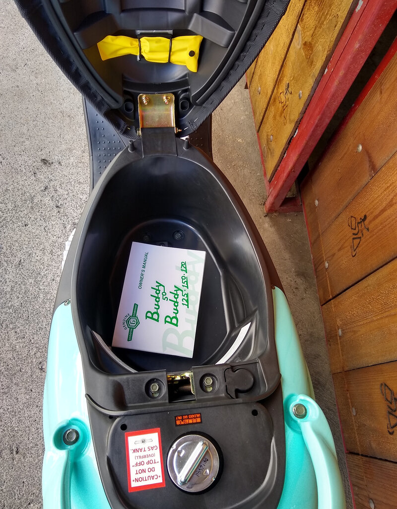 Genuine Scooters 2025 Turquoise Genuine Buddy 125cc Scooter