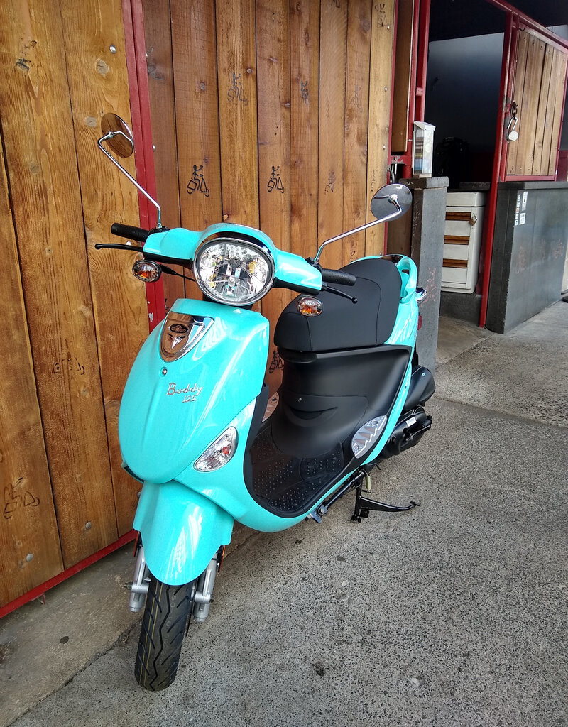 Genuine Scooters 2025 Turquoise Genuine Buddy 125cc Scooter