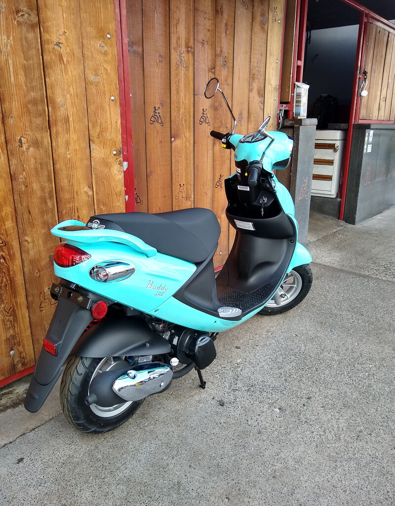 Genuine Scooters 2025 Turquoise Genuine Buddy 125cc Scooter