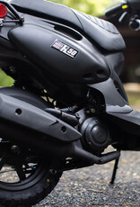 Genuine Scooters 2025 Matte Black Genuine Roughhouse 50cc Moped