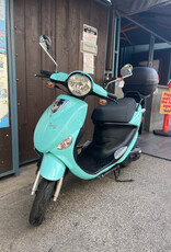 Genuine Scooters 2023 Turquoise Genuine Buddy 50cc Moped (BB-5640)