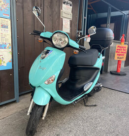 Genuine Scooters 2023 Turquoise Genuine Buddy 50cc Moped (BB-5640)