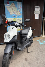 Genuine Scooters 2024 Black Genuine Roughhouse 50 cc Moped (R-129)