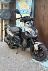 Genuine Scooters 2024 Matte Titanium Genuine Roughhouse Sport 50cc Moped (LX-69)