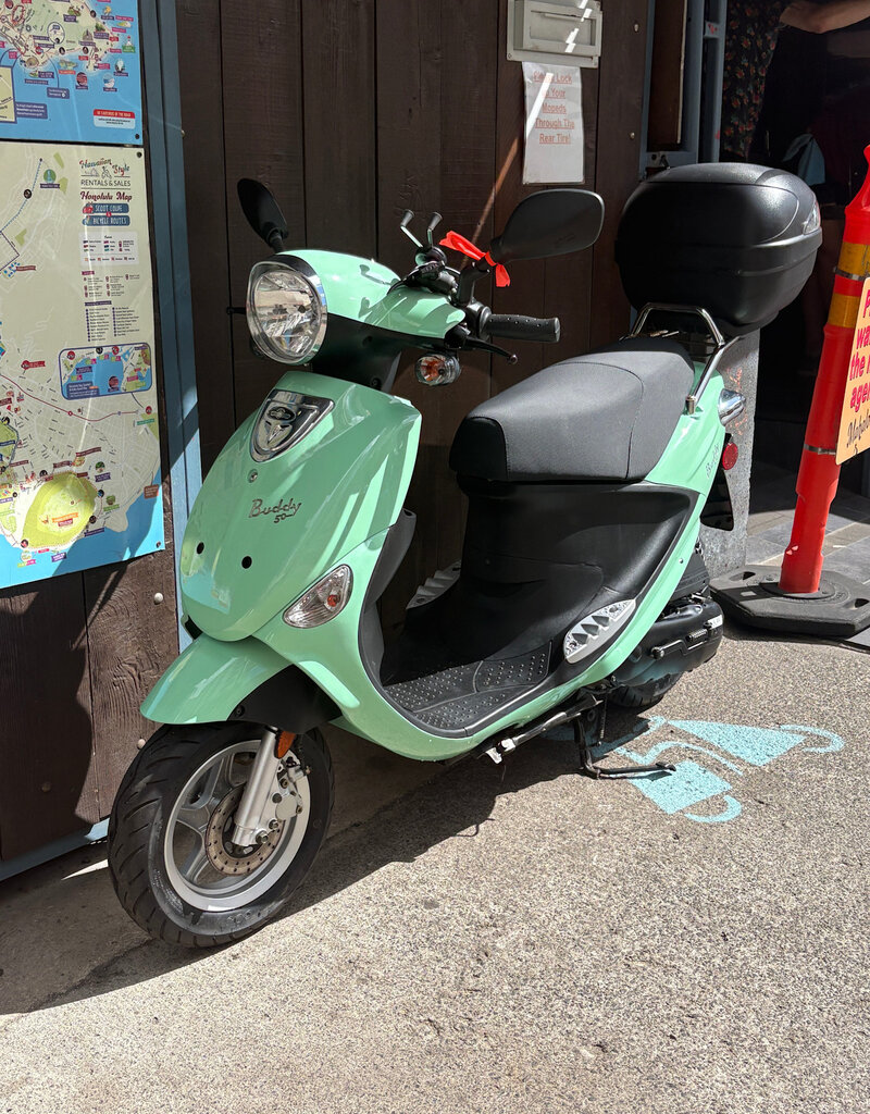 Genuine Scooters 2024 Seafoam Genuine Buddy 50cc Scooter BB 5604