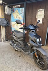 Genuine Scooters 2024 Black Genuine Roughhouse 50 cc Moped (BB5744)