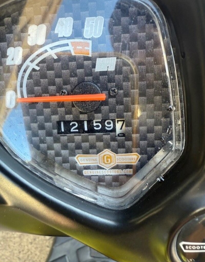 Genuine Scooters 2024 Black Genuine Roughhouse 50 cc Moped (BB5744)