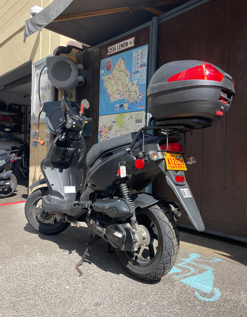 Genuine Scooters 2024 Black Genuine Roughhouse 50 cc Moped (R-127)