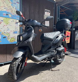 Genuine Scooters 2024 Black Genuine Roughhouse 50 cc Moped (R-127)