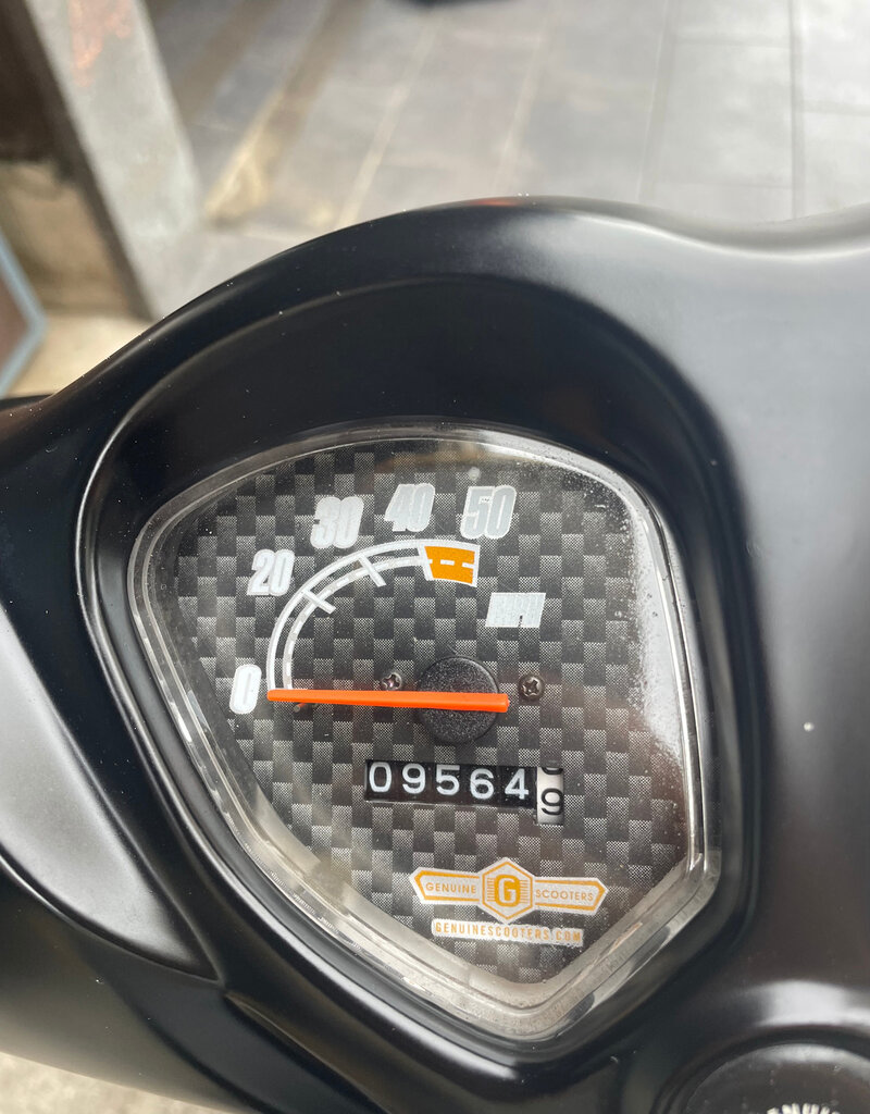 Genuine Scooters 2024 Black Genuine Roughhouse 50 cc Moped (R-127)