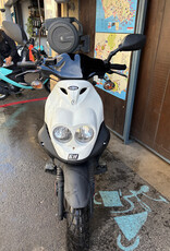 2023 White Genuine Roughhouse 50cc Moped B.B. (5190)