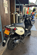 2023 White Genuine Roughhouse 50cc Moped B.B. (5190)