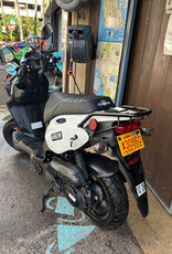 2023 White Genuine Roughhouse 50cc Moped B.B. (5190)