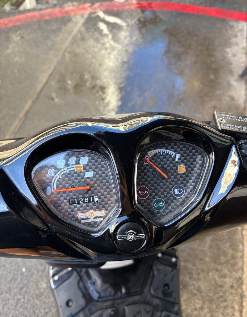 2023 White Genuine Roughhouse 50cc Moped B.B. (5190)