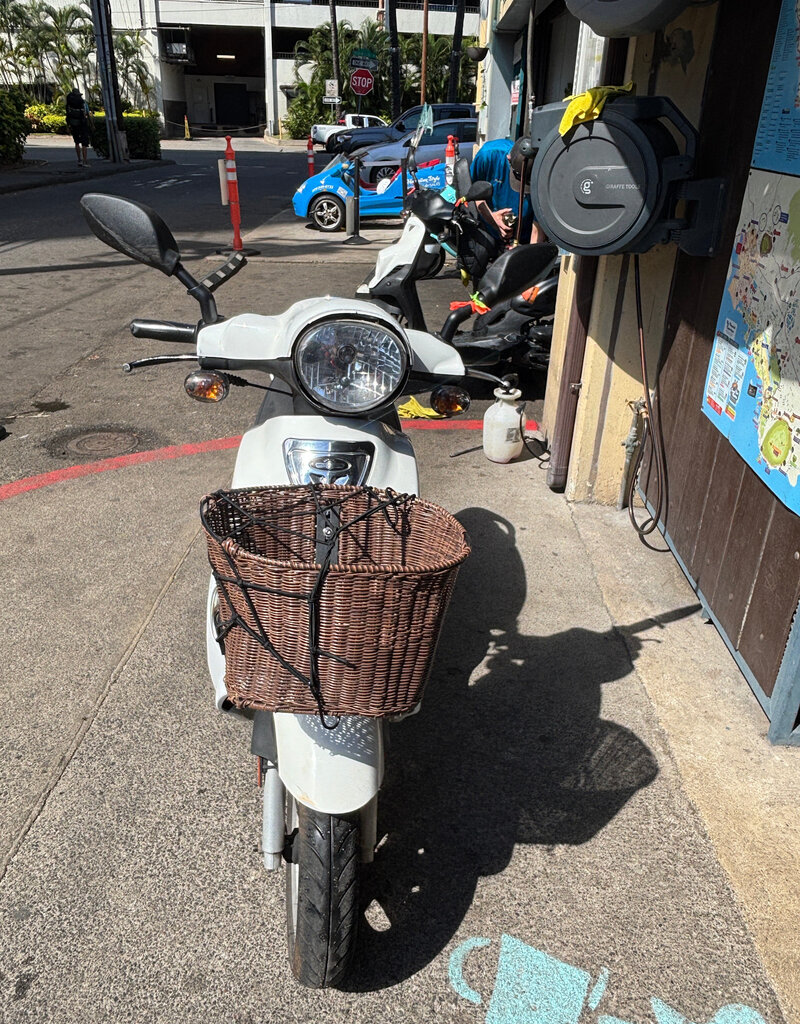 Genuine Scooters 2023 White Genuine Buddy 50cc Moped (#b-84)