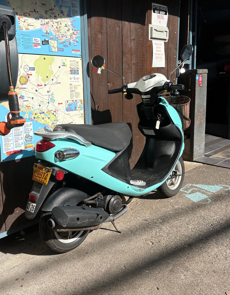 Genuine Scooters 2024 Turquoise Genuine Buddy 50cc Moped ( B-86)