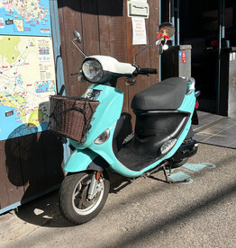 Genuine Scooters 2024 Turquoise Genuine Buddy 50cc Moped ( B-86)