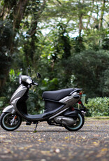 Genuine Scooters 2026 Gloss Titanium Genuine Buddy 50cc Moped**
