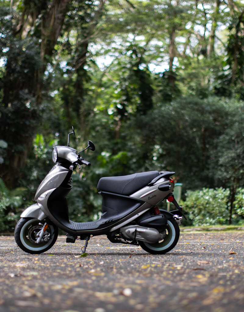Genuine Scooters 2026 Titanium Genuine Buddy 50cc Moped**